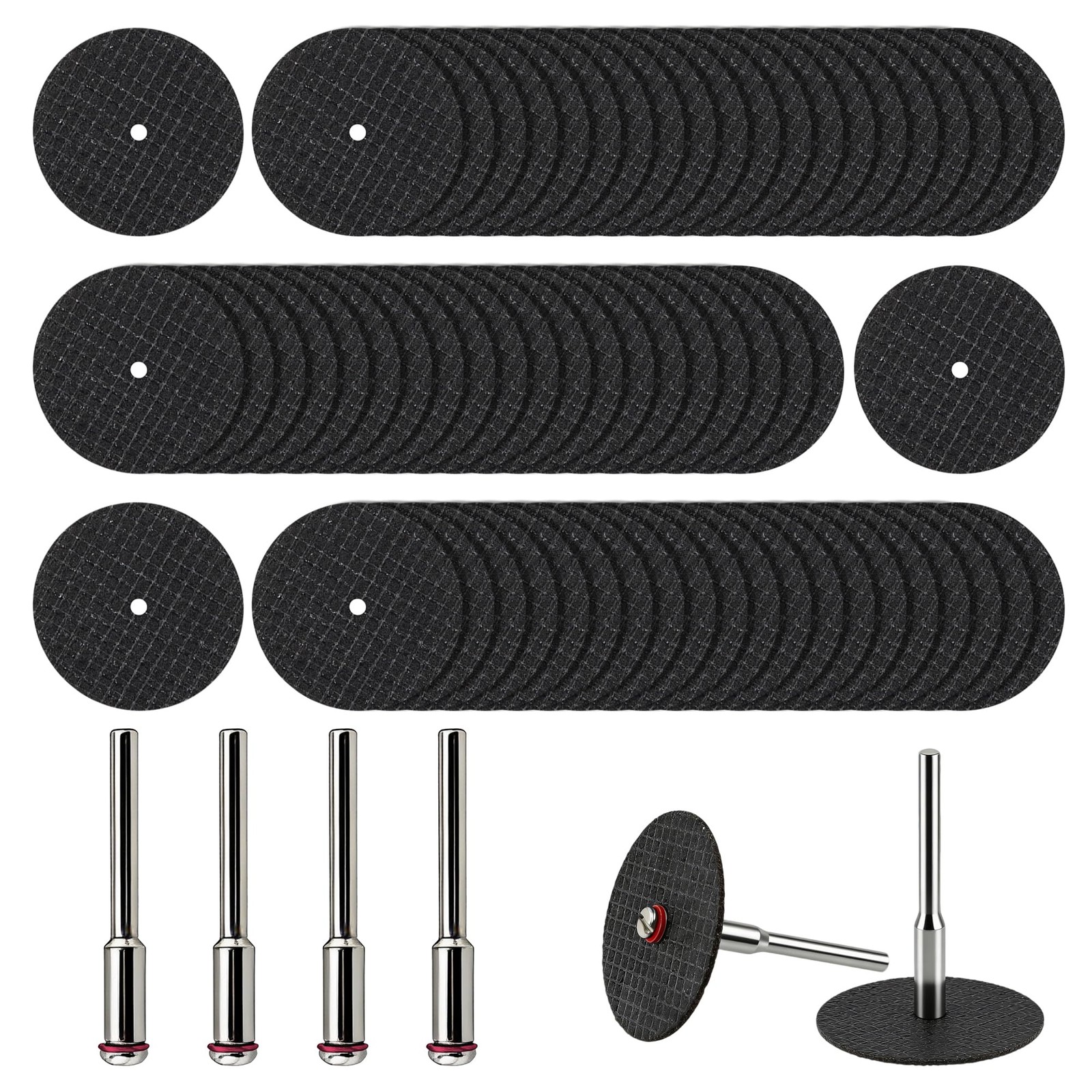 60Pcs Rotary Tool Cut Off Wheel 1-1/4 inch Reinforced Fiberglass