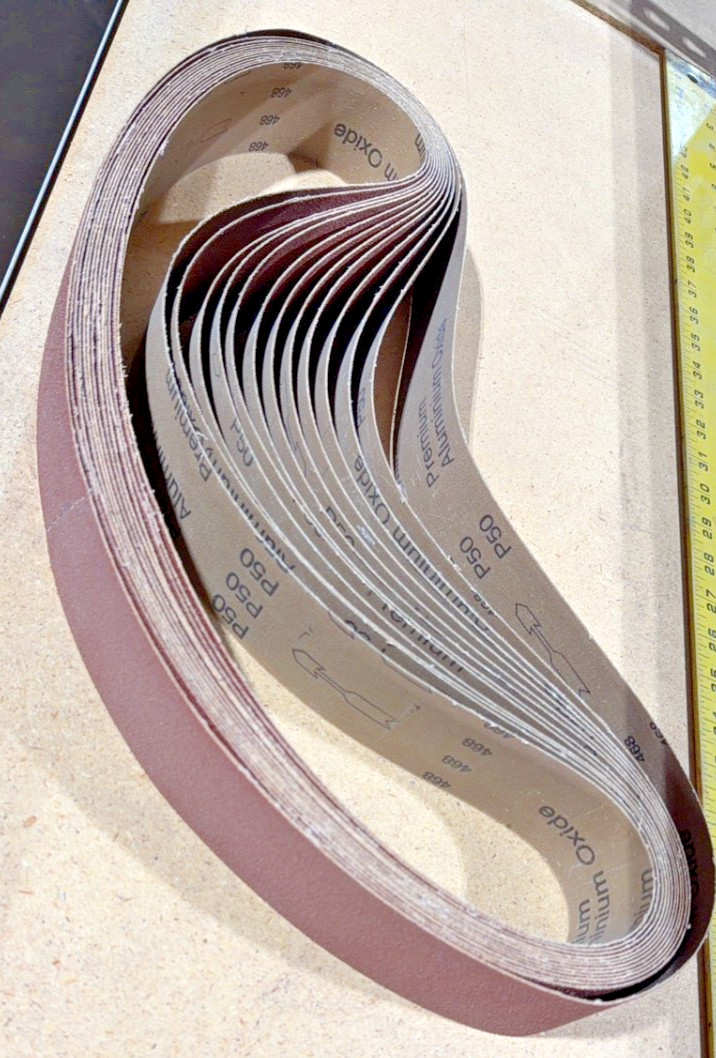 2 inch x 72 inch Knife-Makers’ Abrasive Sanding Belts Make Your Own Combo
