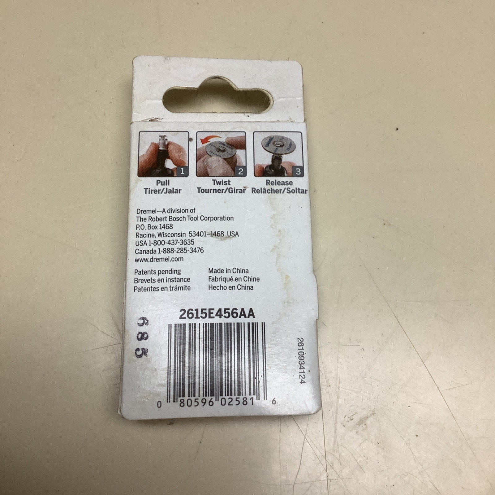 DREMEL METAL CUTTING CUT OFF WHEEL EZ456 EZ LOCK CUTTING 1 1/2″ **5 PIECES**