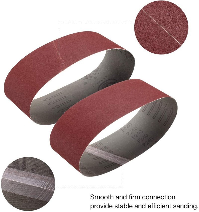 2-10Pcs 4″x36″ Heavy Duty Sanding Belts Linishing Grinding Belt Cloth Backed