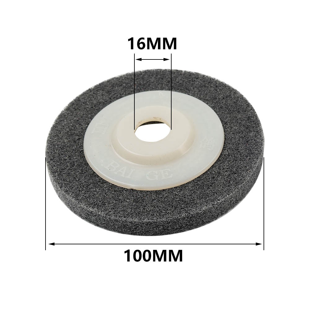 4″ 100mm Nylon Fiber Buffing Wheel Polishing Disc Abrasive Pad for Angle Grinder