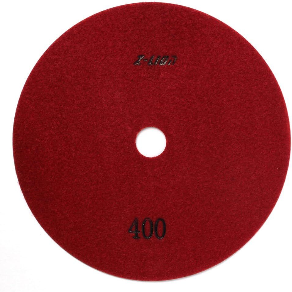 7 Inches Granite Marble Stone Electroplated Diamond Polishing Pads 4 Pcs Set