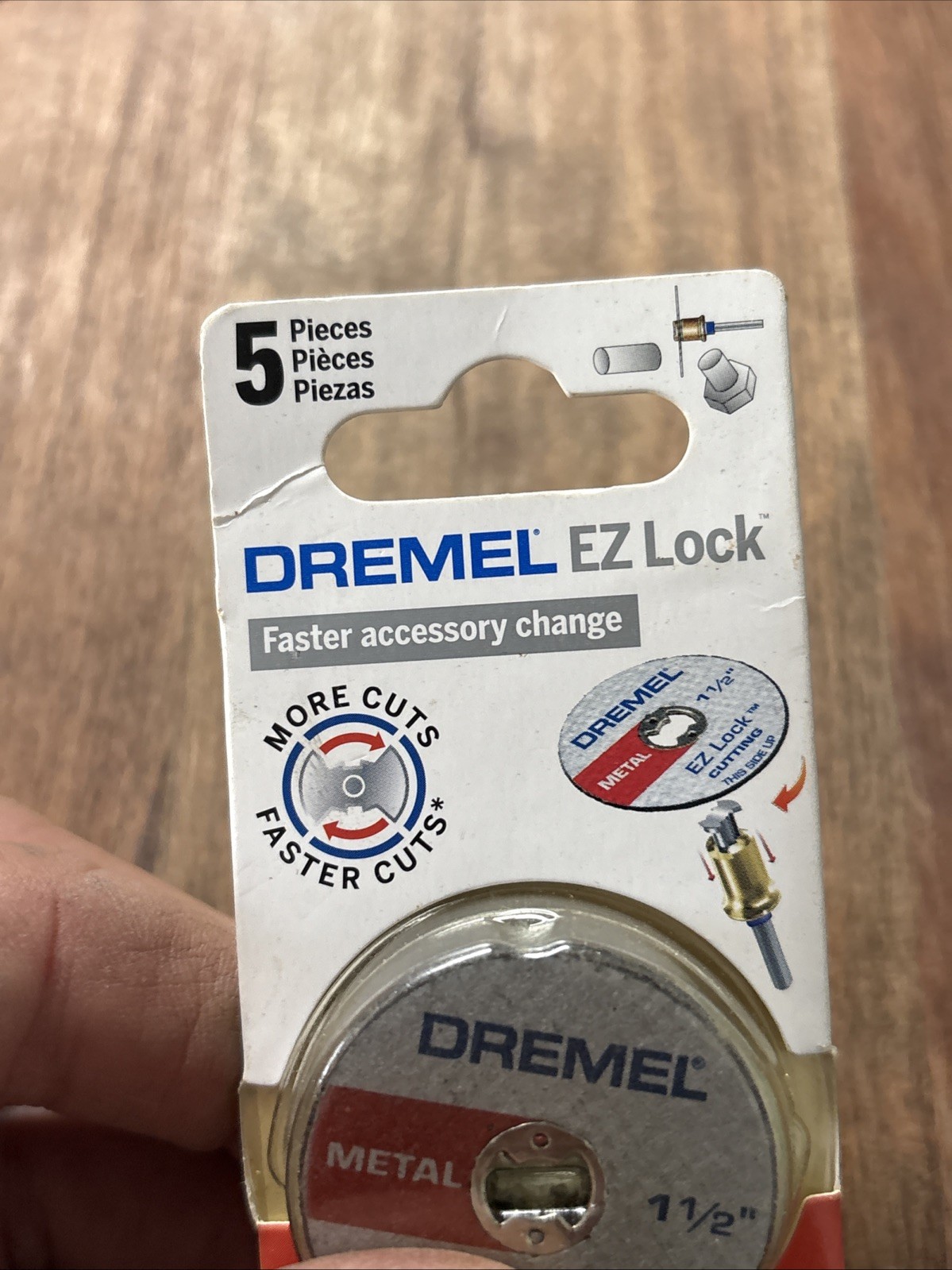 DREMEL METAL CUTTING CUT OFF WHEEL EZ456 EZ LOCK CUTTING 1 1/2″ **5 PIECES**