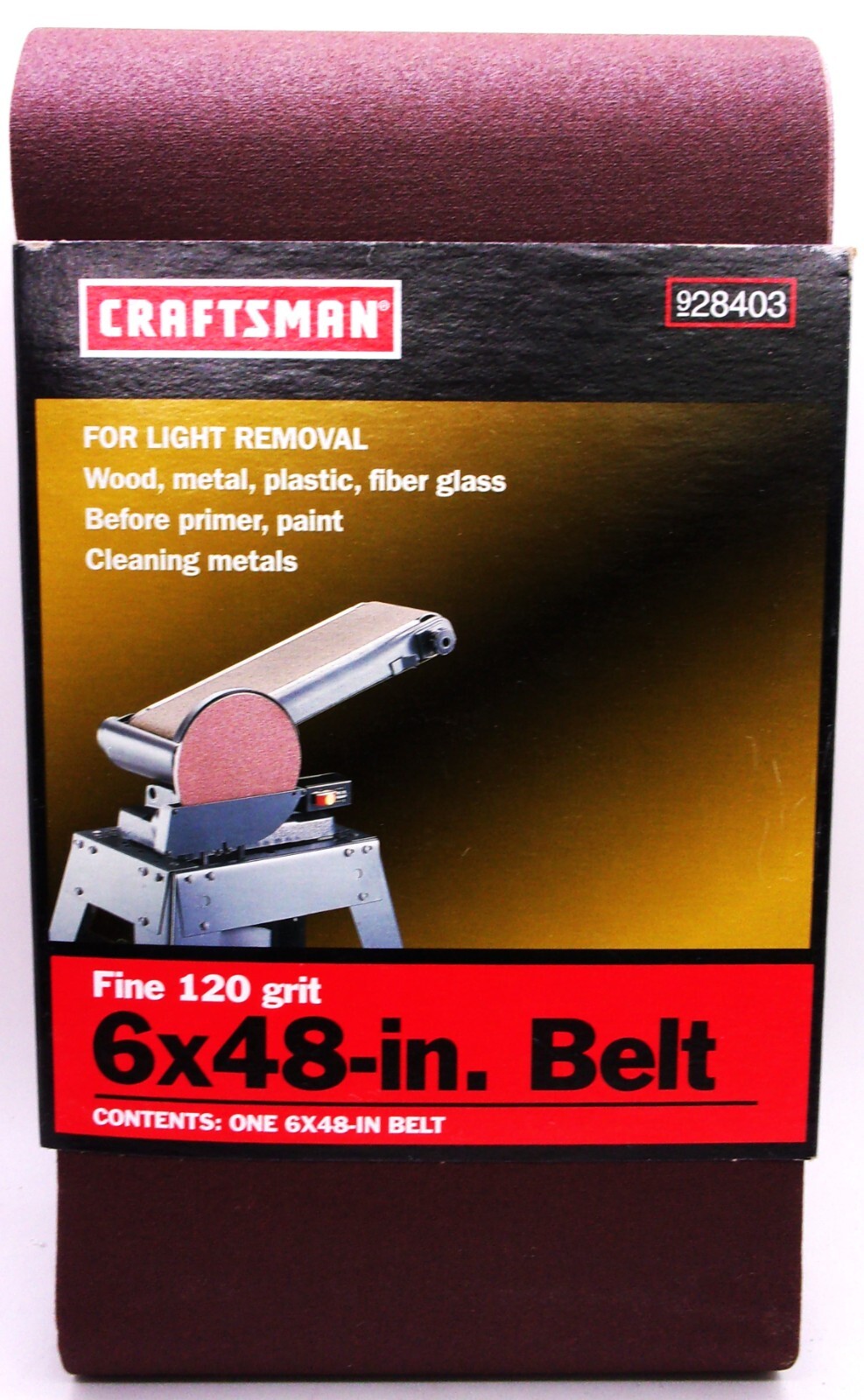 Craftsman 6 X 48 in Belt Fine 120 Grit #928403