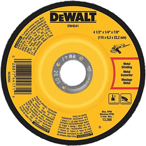 DEWALT 4-1/2″ X 1/4″ X 7/8″ FAST CUT ABR – Yellow