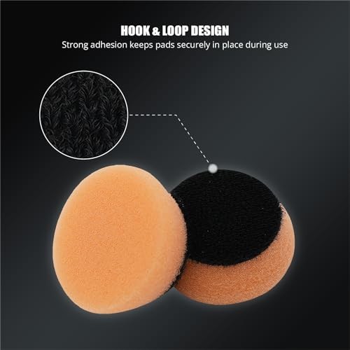 T40 Orange Mini Medium-Cut 1.3 Inch (32mm) 5Pcs Orange T40 Medium-Cut Pad