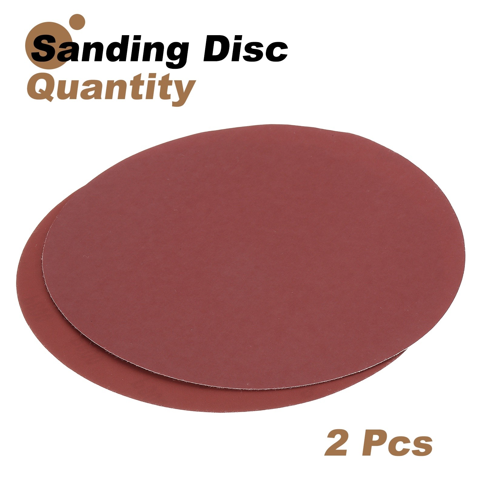 2pcs 10″ Hook and Loop Sanding Discs 800 Grits Aluminum Oxide Sandpapers