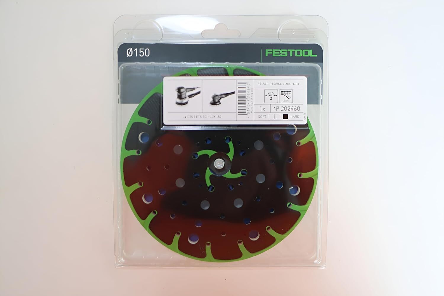 Festool 202460 Hard Sander Backing Pad FUSION-TEC ST-STF D150 / MJ2-M8-H-HT