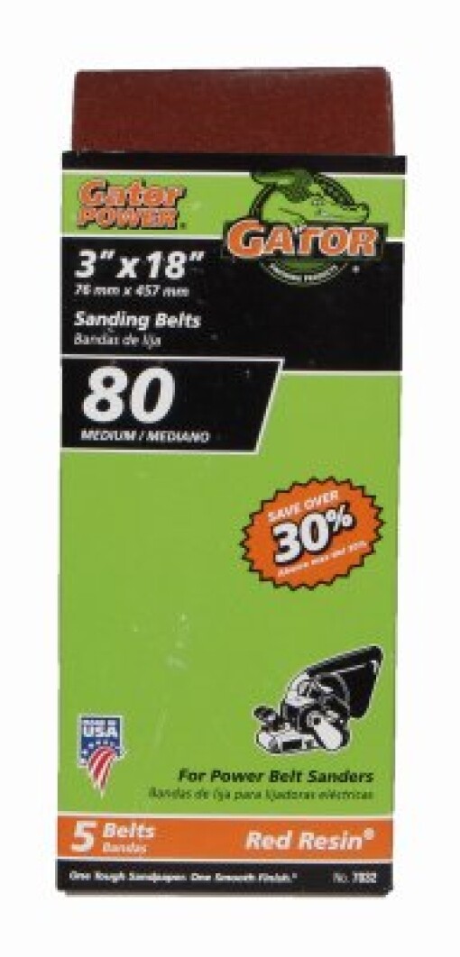Sandbelt 3×18 80# 5pk