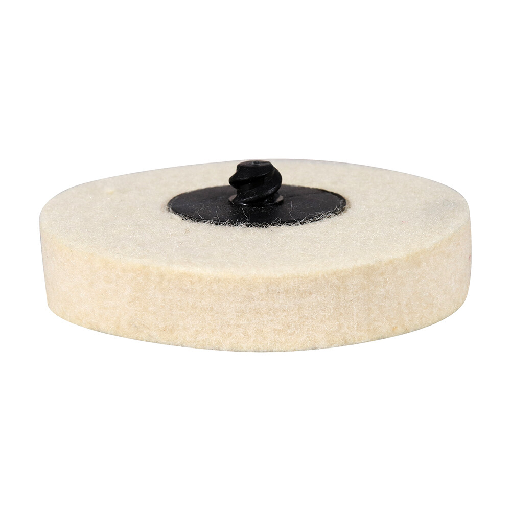 10 Pack – 3″ BHA Polish Plus Quick Change Felt Buffing Discs Roloc Type R