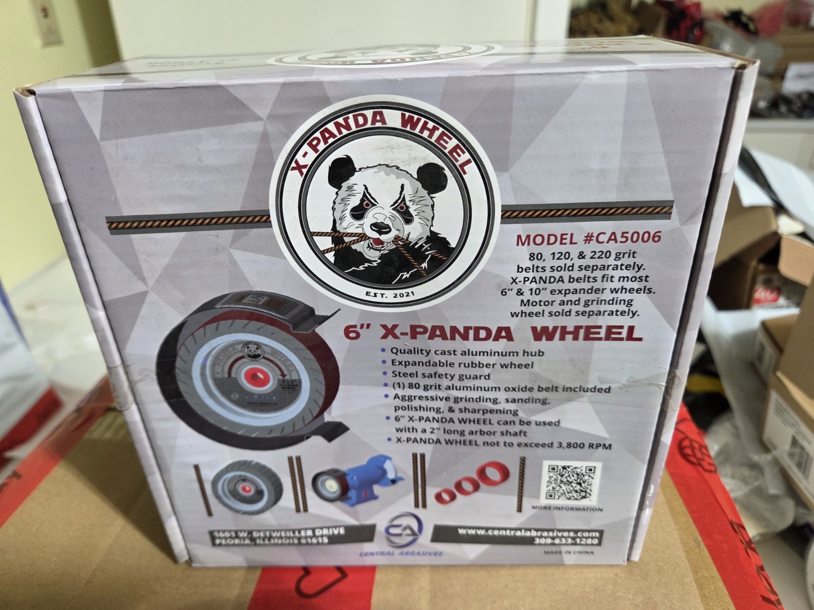 6″ Expander Wheel w/Safety Guard by X-PANDA – Aluminum Hub – Free Shipping – NEW