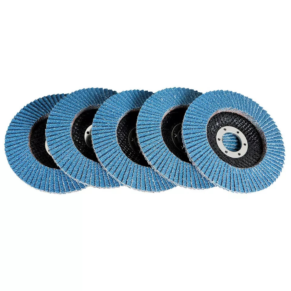 10 Pack 4.5” x 7/8″ Jumbo 40 Grit Zirconia Flap Disc Grinding Wheels Conical T29