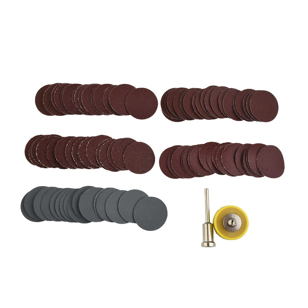25mm 1 Sanding Sander Backing Pad Rotary Drill Bit Sandpaper Disc Tool Set Tool
