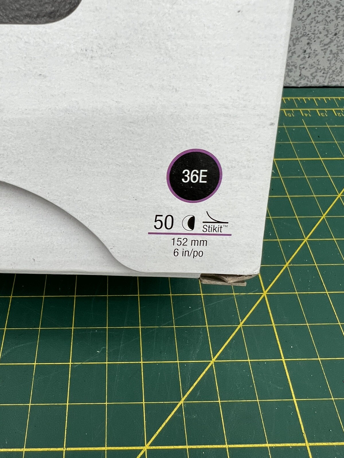 3M 00374 Imperial Purple Stikit Disc, 6 in, 36E, 50 Disc Box – NEW!