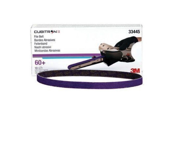 3M 33445 Cubitron II 1/2″ x 18″ File Belt – 10 Belts/Box