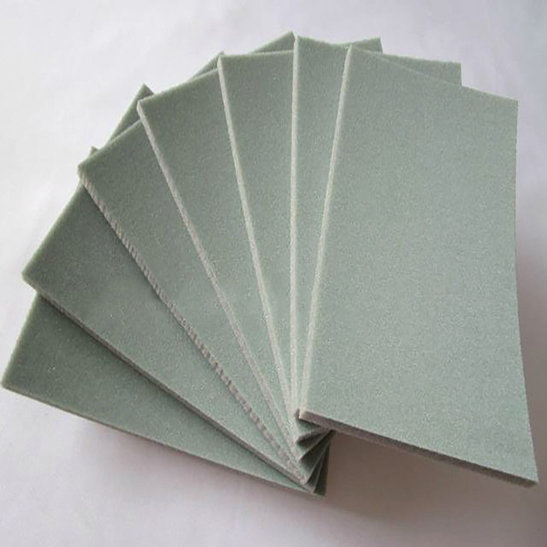 Dry & Wet Sandpaper Foam Sanding Sheets Red & Green Poli Flocking 300~3000 Grit