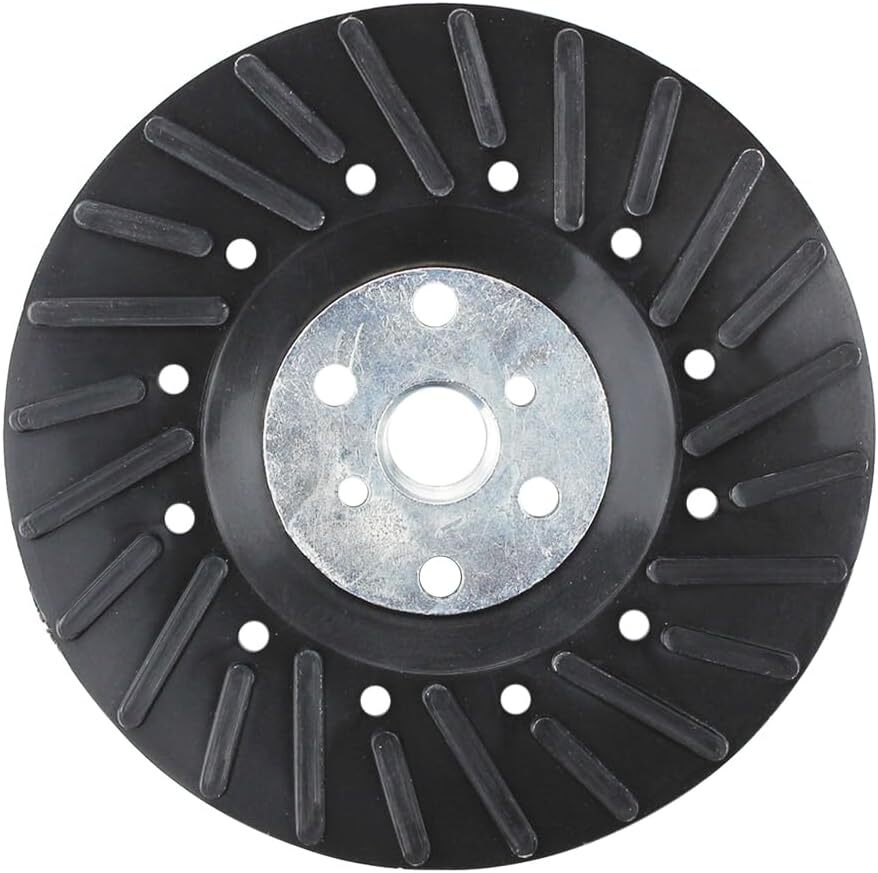 1 Pack – 4-1/2″ x 5/8″-11 Resin Fiber Disc Backing Pad with Lock Nut for Grinder