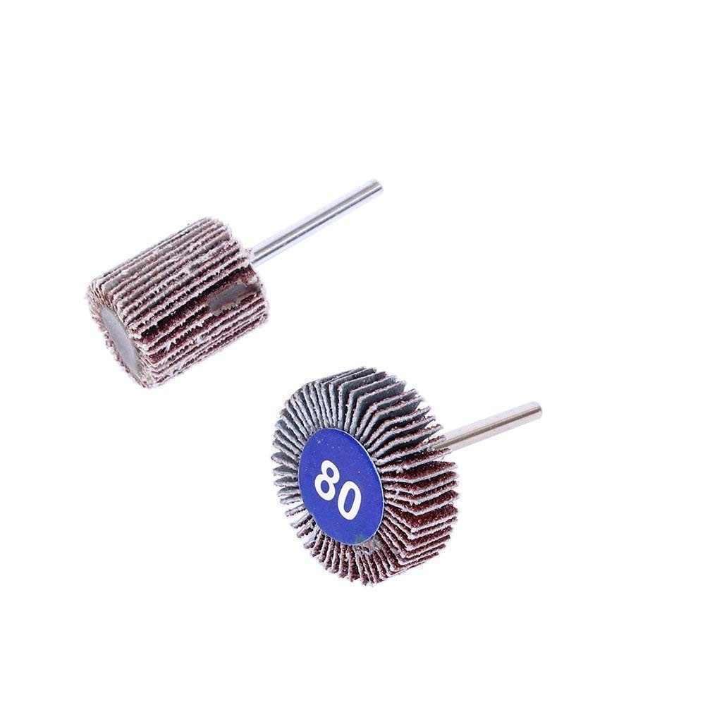 20PCS 80 Grit Abrasive Flap Wheels for Rotary Tools & Grinders – Quality