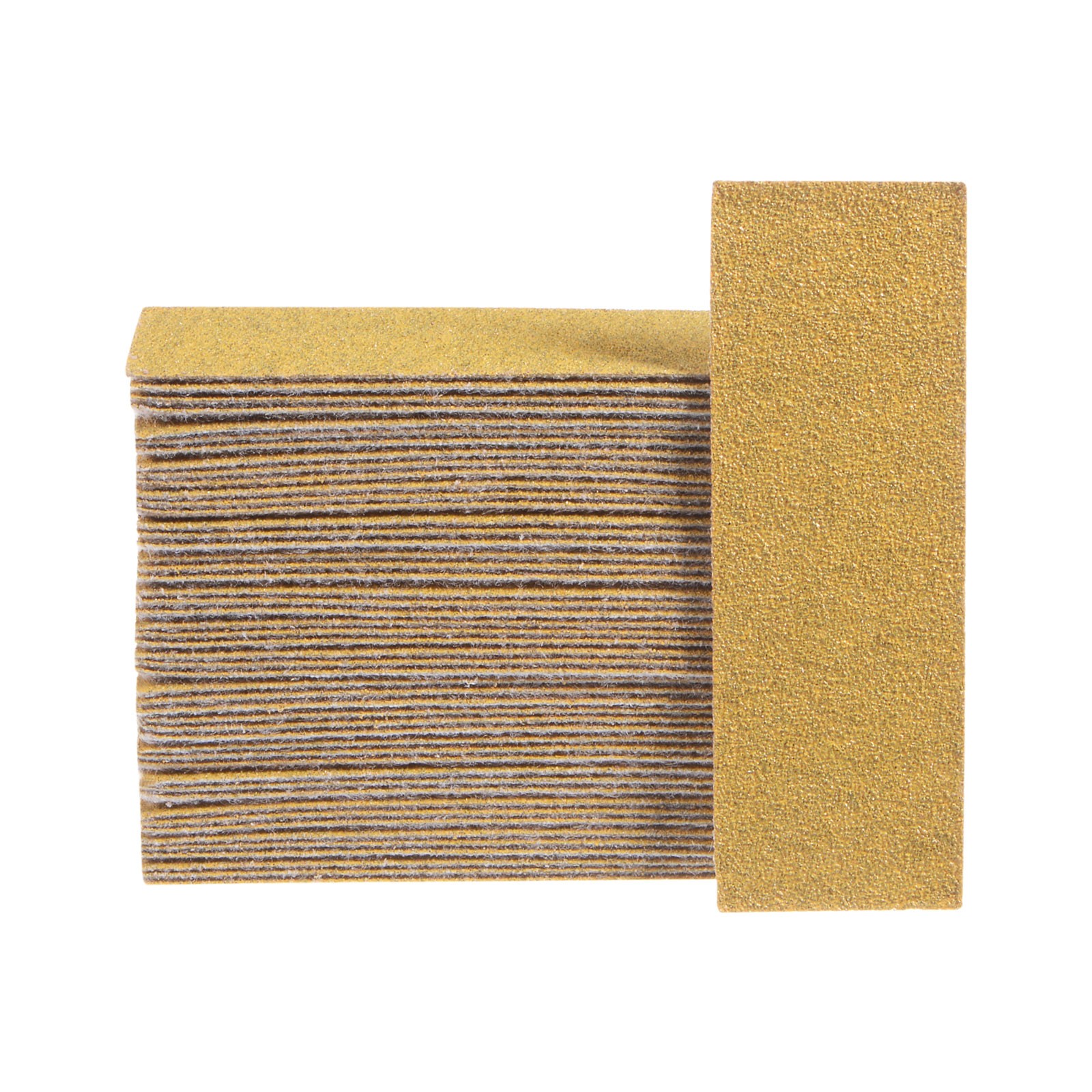 100pcs Micro Detail Sander Paper 80 Grit 3.5 x 1.2 Inch Finger Sander Sandpapers