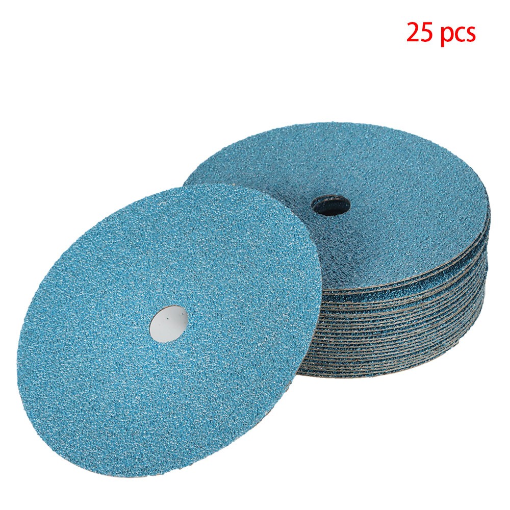 25Pcs 24 Grit and 36 Grit Zirconia Resin Fiber Disc Grinding And Sanding Discs
