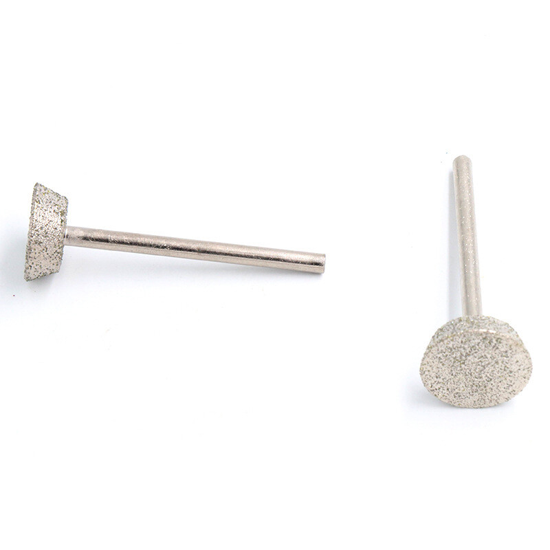 2.35/3mm Shank Diamond Grinding Head E Burr Bit Polishing Jade Carving Tools