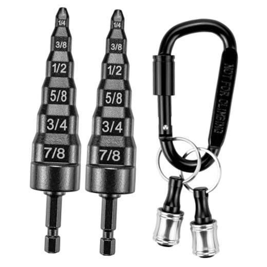6-in-1 Copper Swedge Tool HVAC, 2-Pack Soft Tube Expander, Carbon Steel, Black