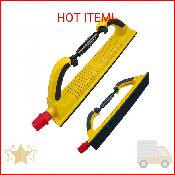 Toromp 2-3/4″ x 15-3/4″ Dust Free Longboard Hand Sanding File Block Adjustable R
