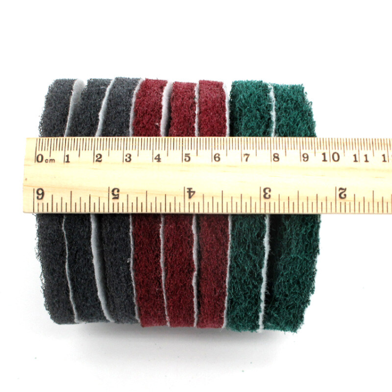 7″ 175mm Scouring Pad Hook & Loop Abrasive Cleaning Pad 240-800 Grit Polishing