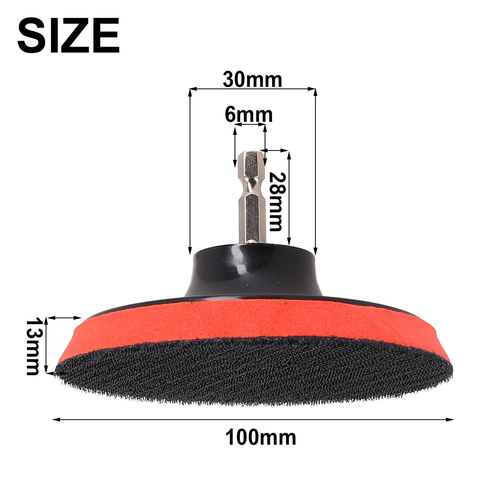 Buffing Pad For Sanding Discs Buffing Pad 4 Inch/100mm Polyurethane Backing Pad