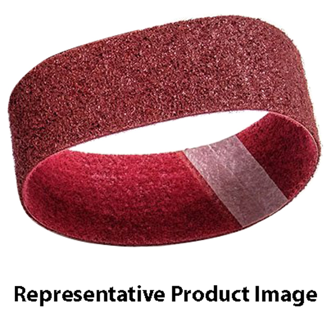 United Abrasives 77576 3/4×20-1/2 Non-Woven Blending Cleaning Belt MAROON 10 pk