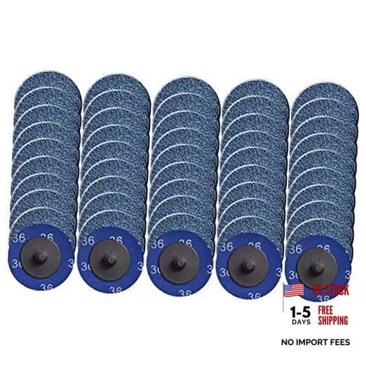 Quick Change Grinding Disc, 50 Pcs 2 inch Sanding Discs, Zirconia 36 Grit