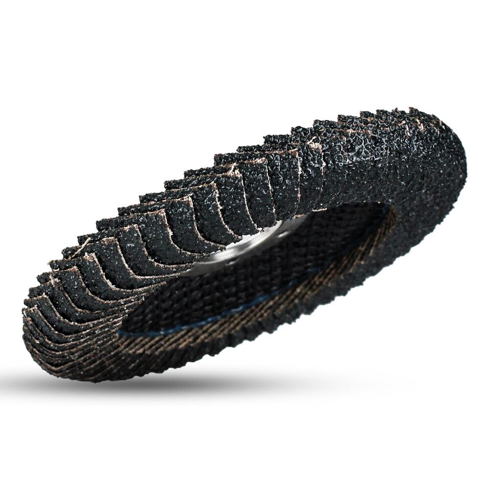 10 Pack – 4.5″ x 7/8″ Zirconia Curved Edge Flap Discs for Fillet Weld and Corner