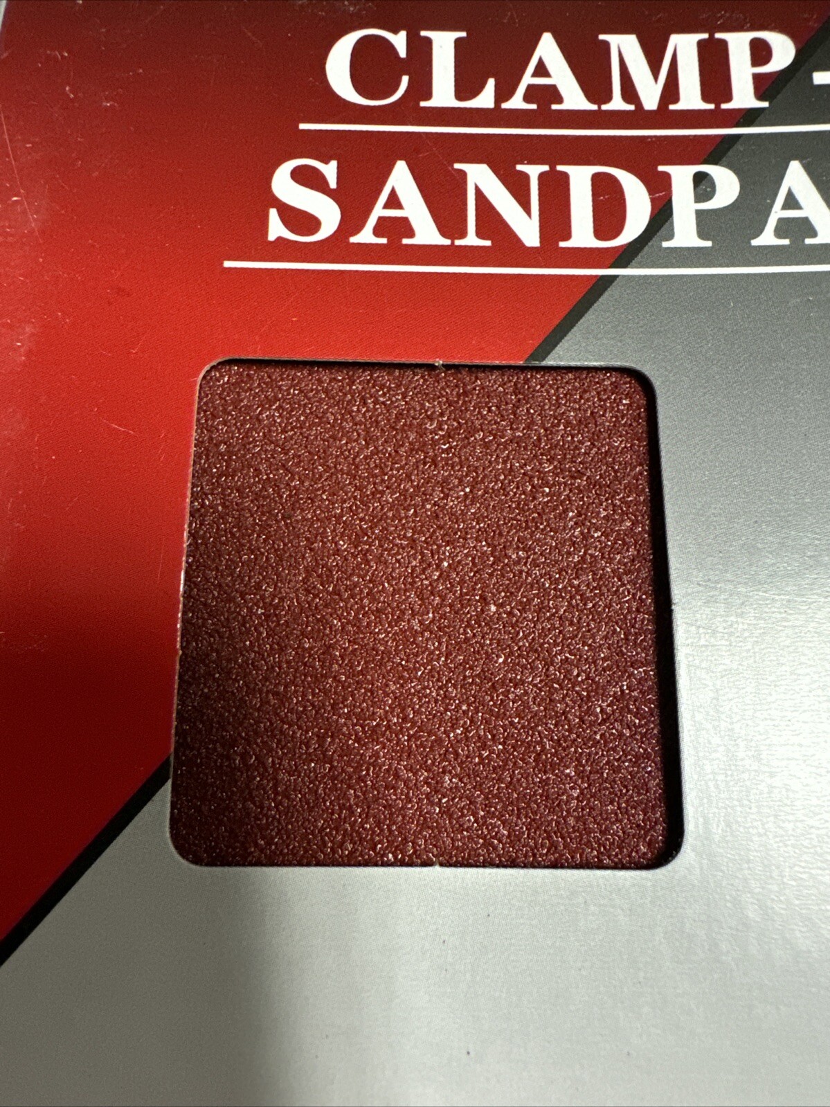 100 GRIT 4-1/2 X 5-1/2 CLAMP ON SANDPAPER 10 PACKS OF 6