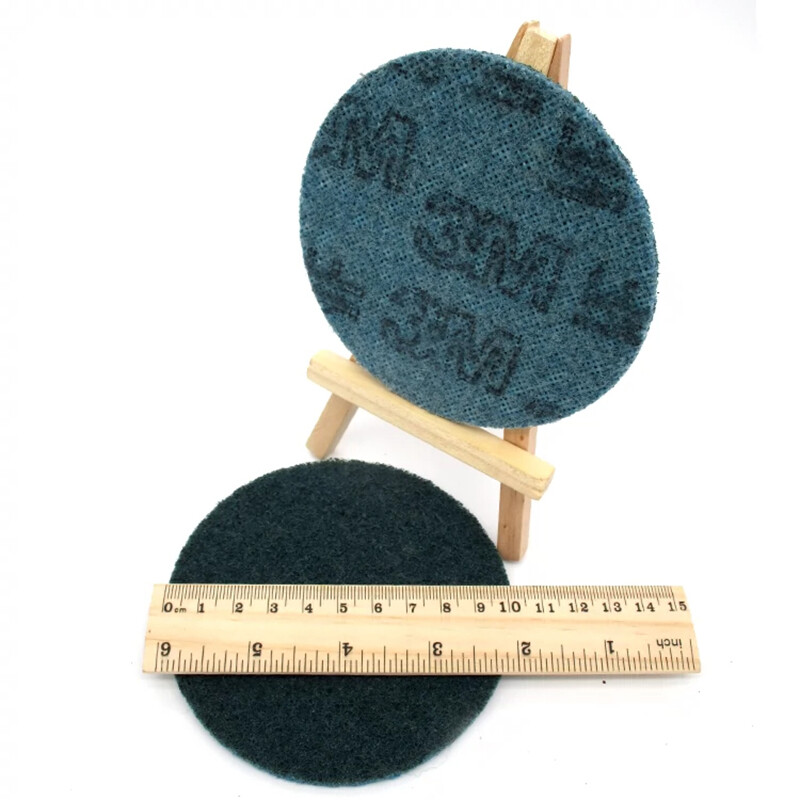 4″ 100mm Nylon Sanding Disc Flocked Self Adhesive Fiber Polishing Pads 150#-400#