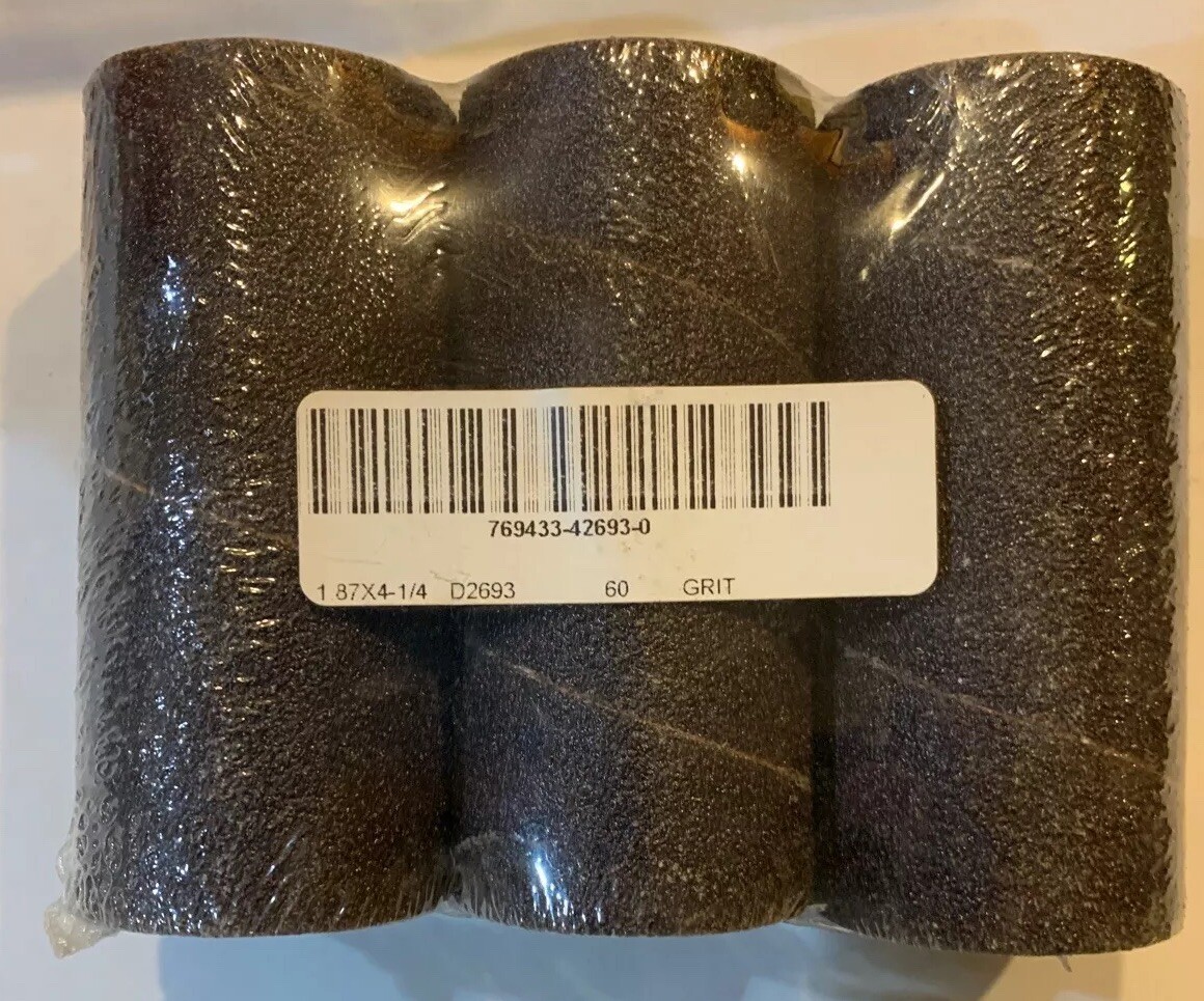 Woodstock D2693 60 Grit 1.87 X 4-1/4 In Sanding Rolls