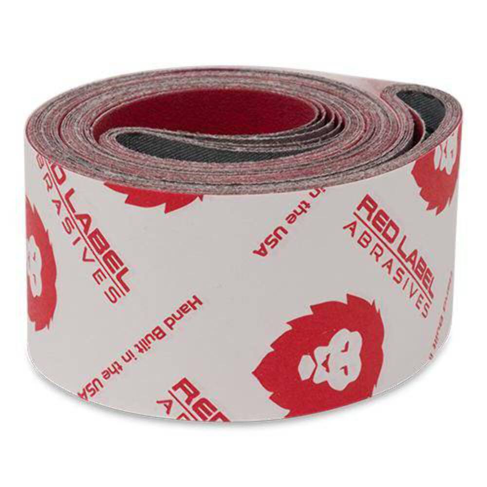 Flexible Ceramic Sandpaper Belt 180-400 Grit 2 X 48 Inch Sanding Belt 6 Pack