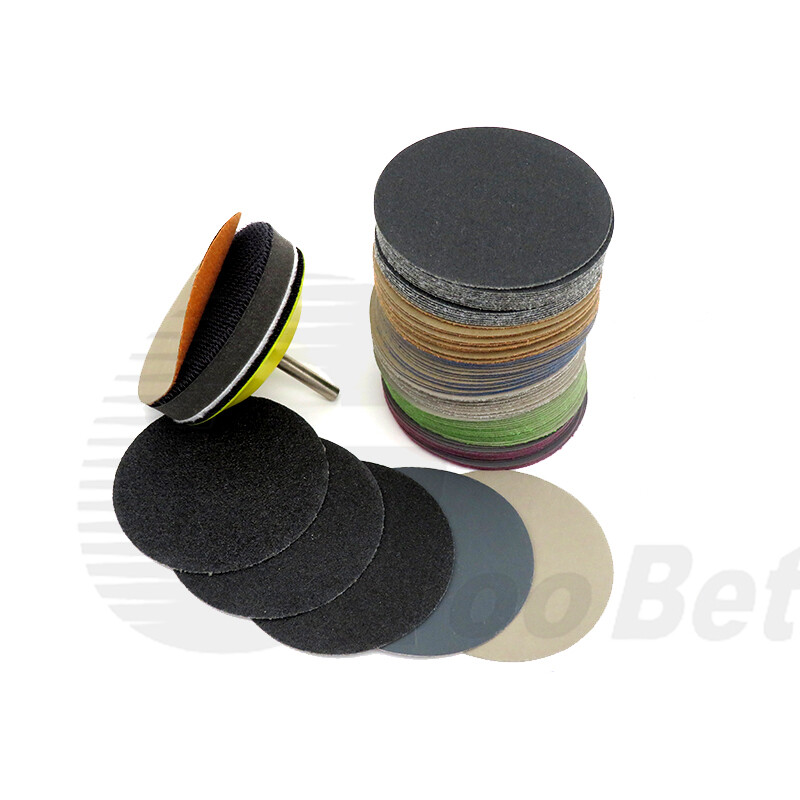 1″ 25mm – 7″ 180mm Dry Wet Sanding Disc Pads Hook & Loop Sandpaper Grit 60-10000