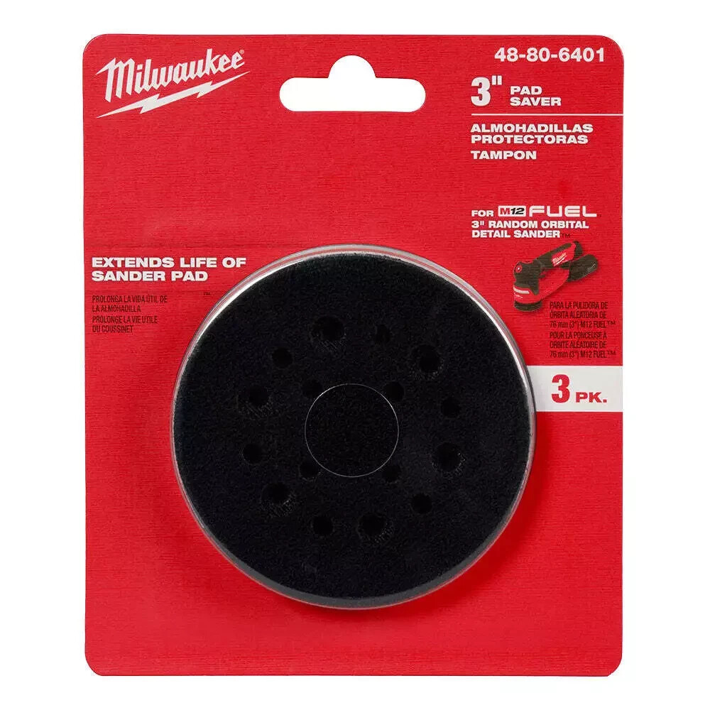Milwuakee 48-80-6401 3″ Pad Saver-Pack of 3
