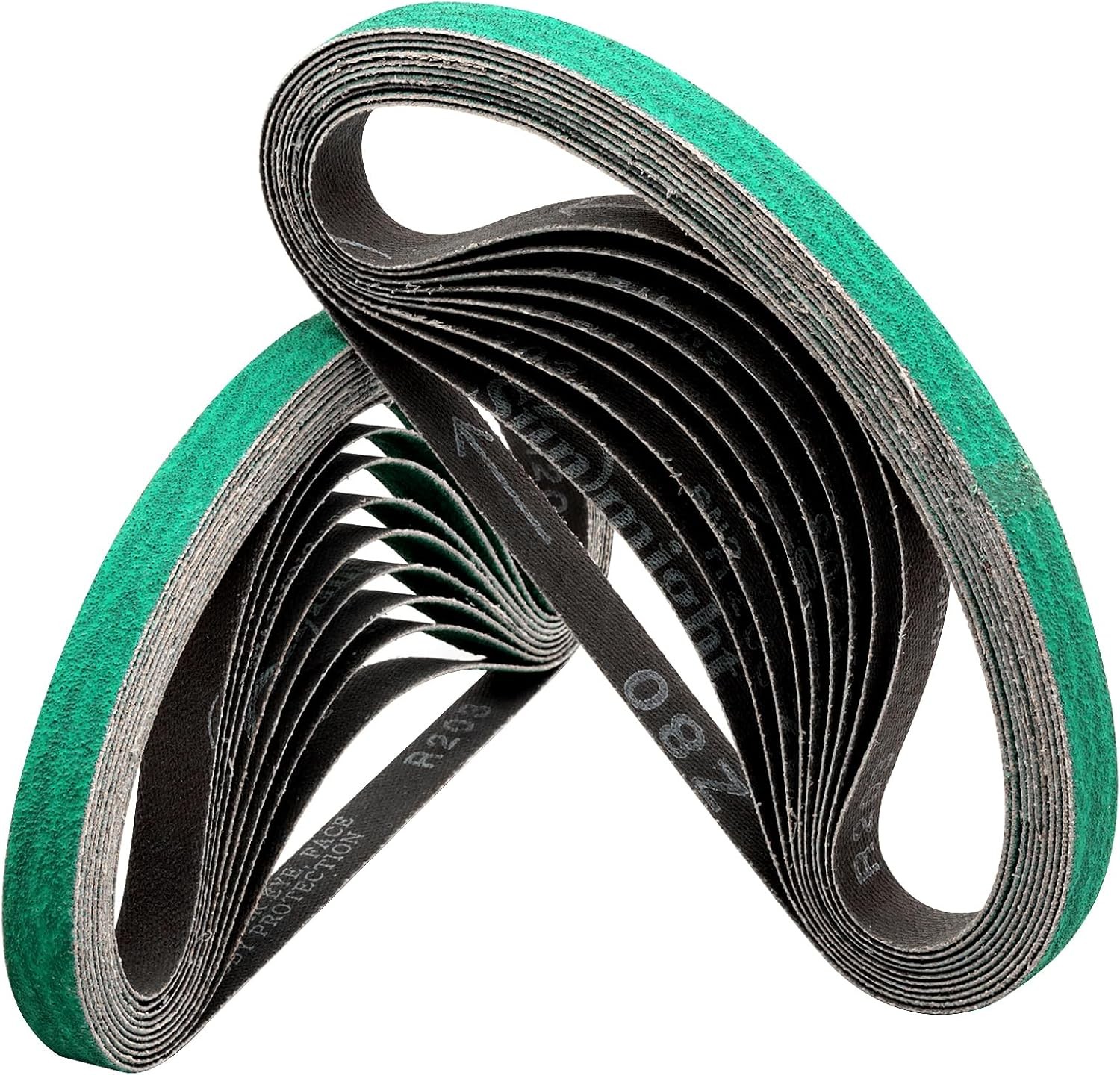 50/100PCS 3/8″x13″ 10x330mm Zirconia Sanding Belts P40 for Metal Woodworking