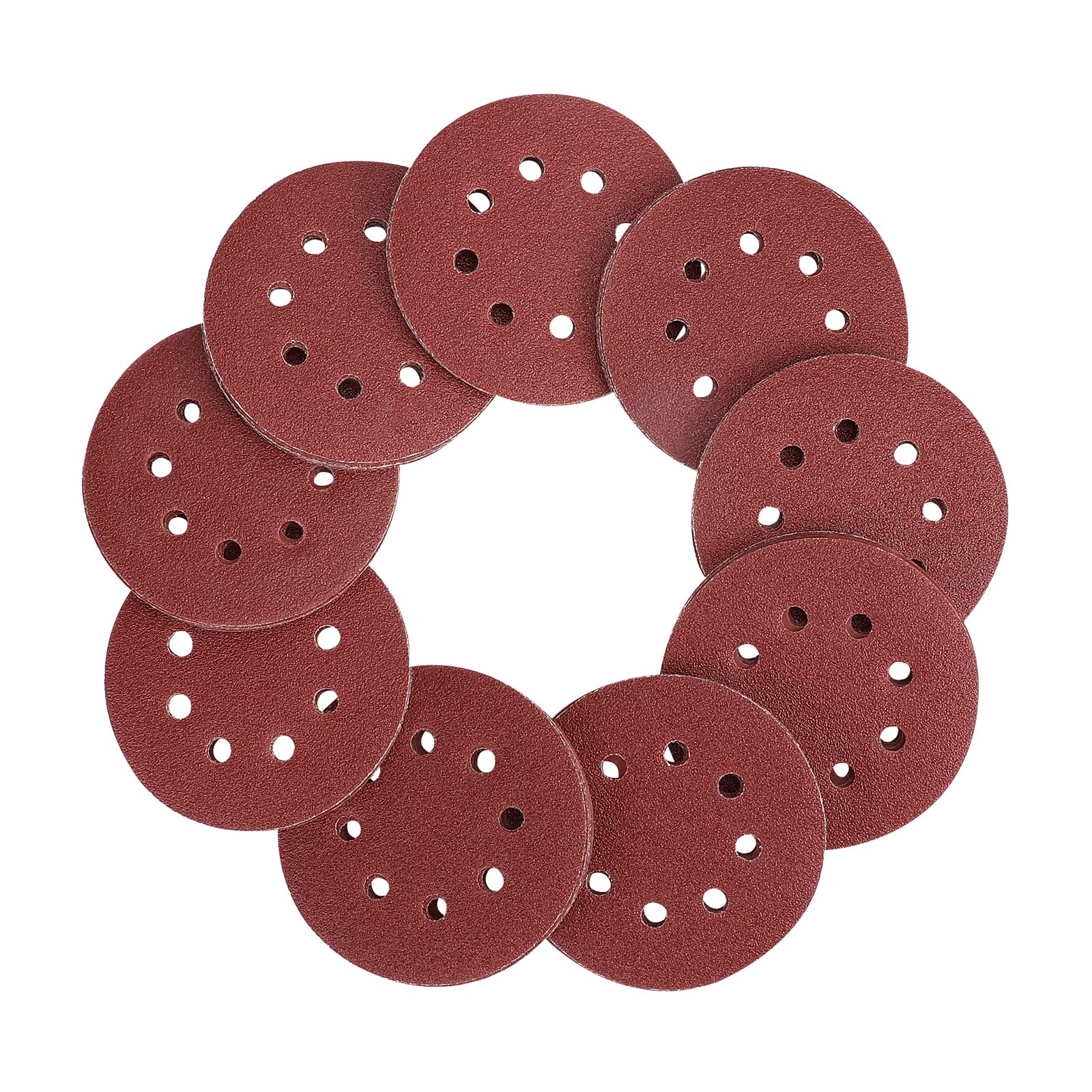 80-Piece Sanding Disc Set，5-Inch 8-Hole Hook and Loop Sanding Discs, 60, 80, …