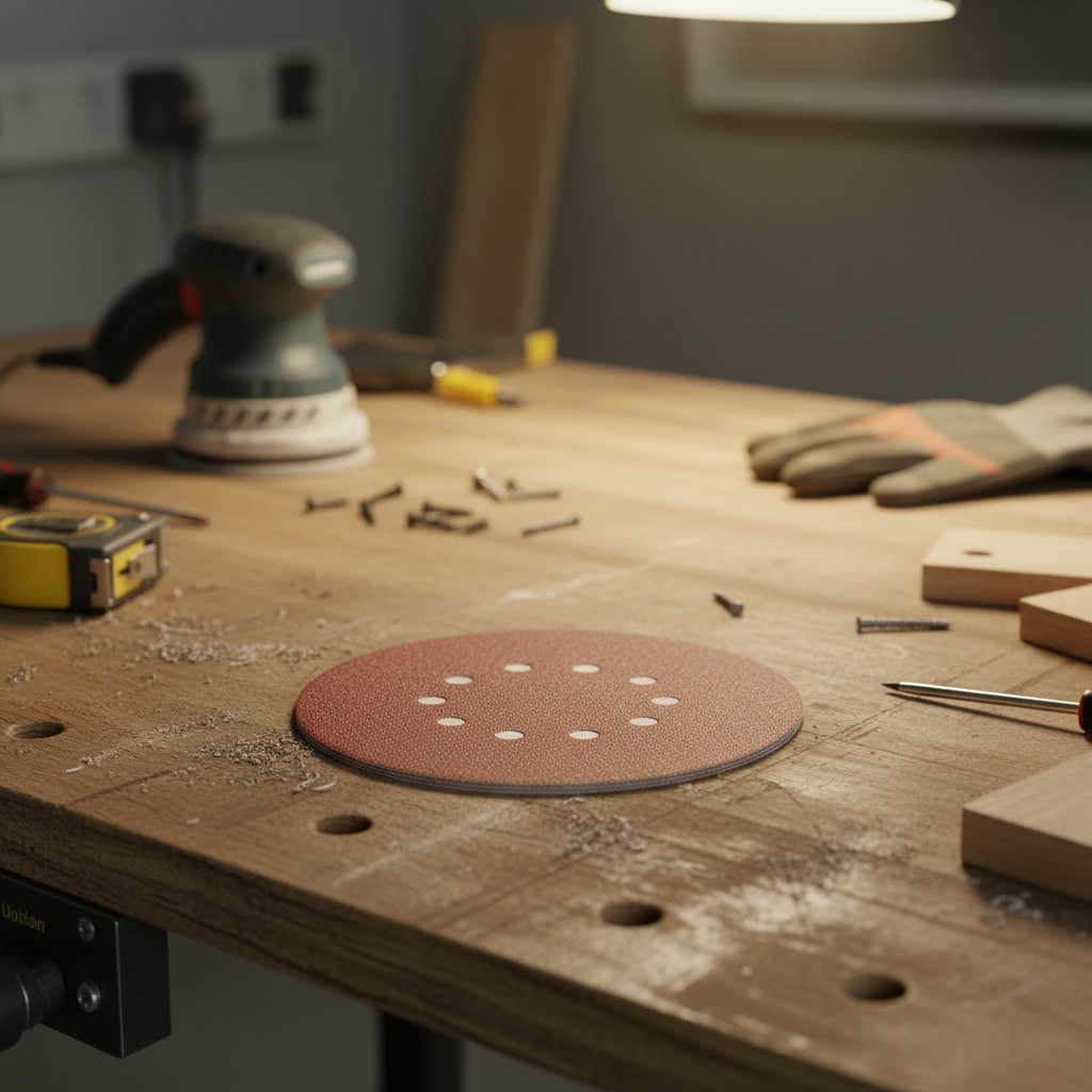 10 Pack 9-Inch 240 Grit Aluminum Oxide Sanding Discs – Hook-and-Loop Convenience