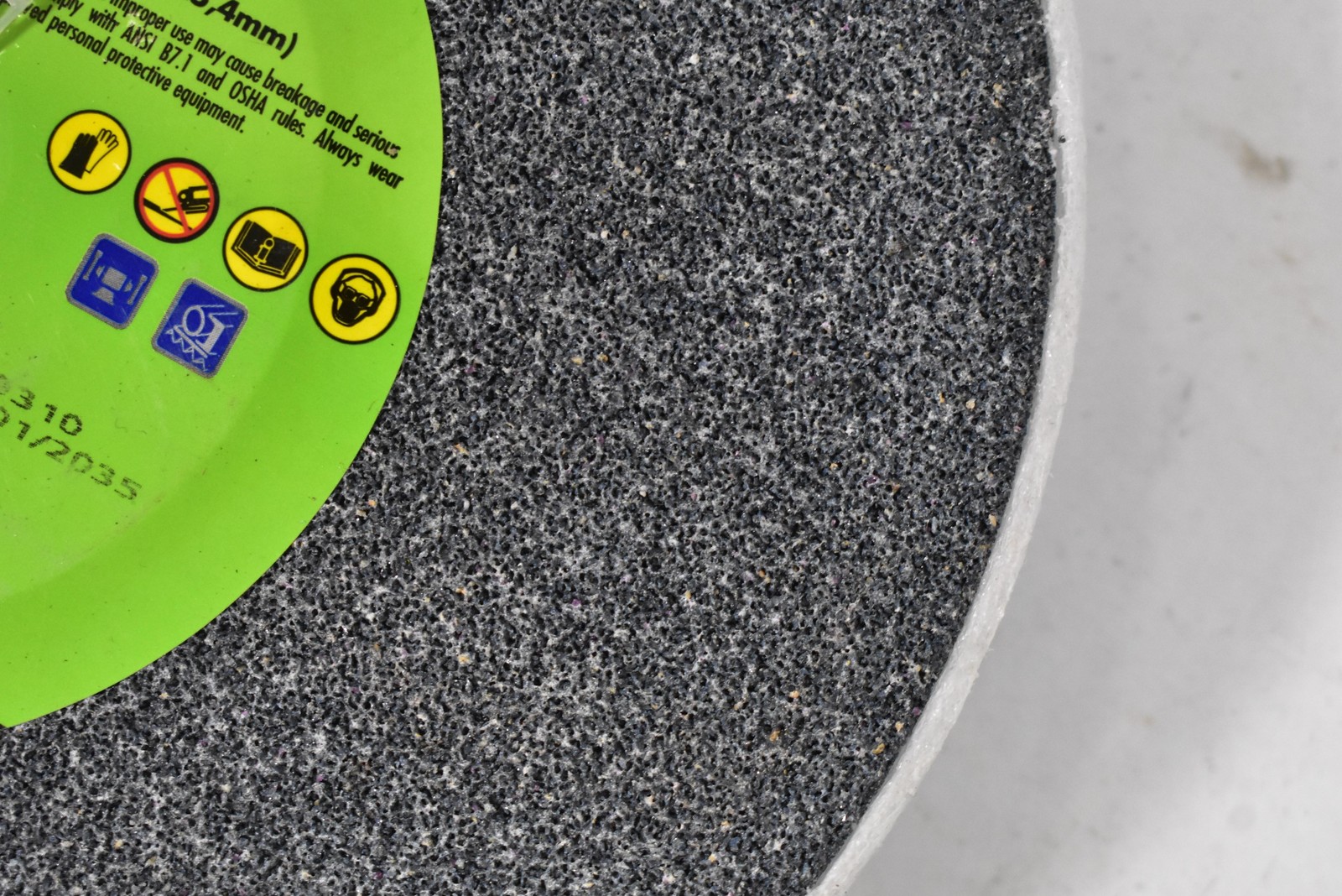 Forney Bench Grinder Grinding Wheel 8 x 1 x 1 in 36 Grit Coarse 3600 RPM 72398