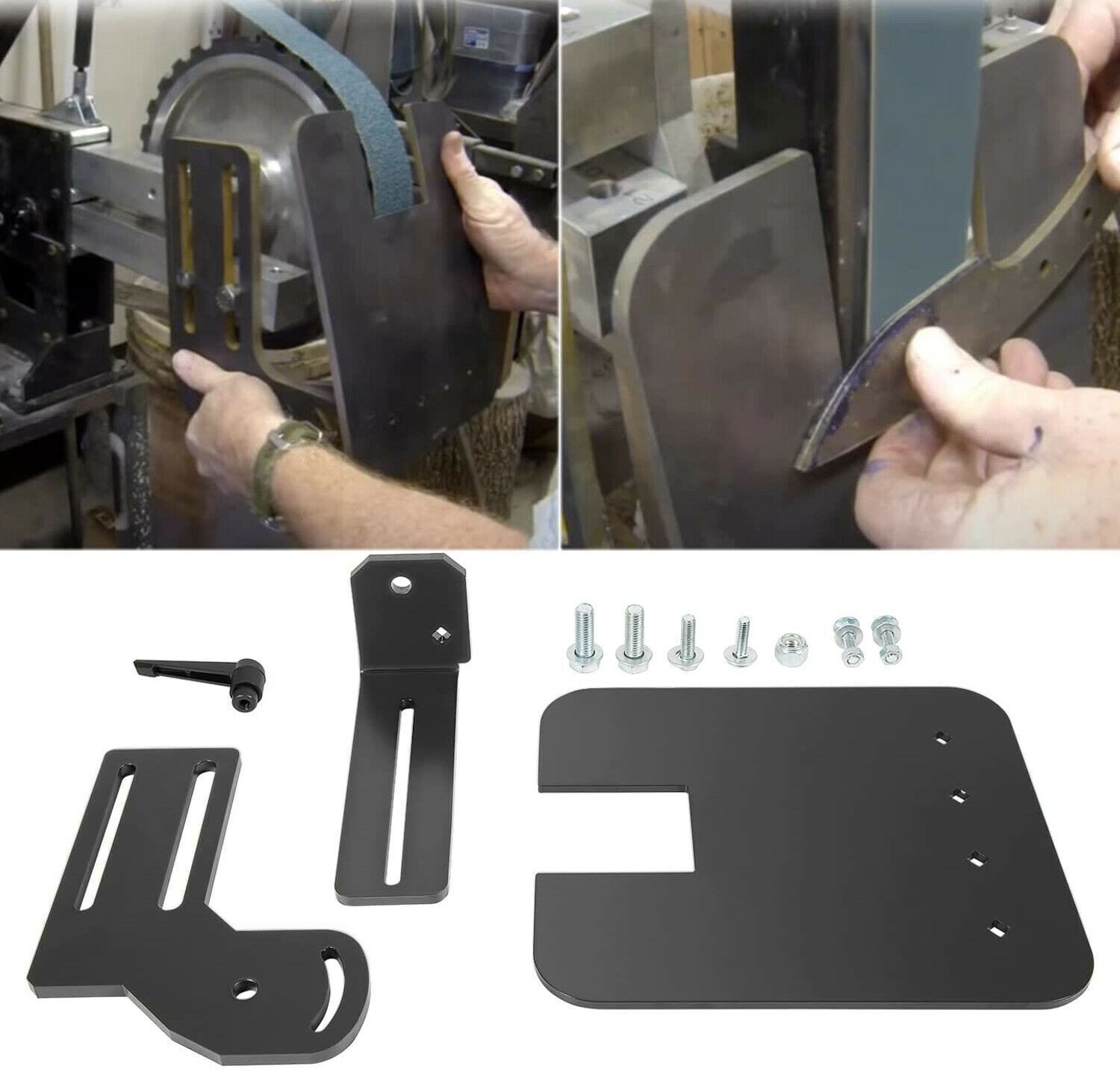 2×72″ Knife Bevel Grinding Jig Tool Rest OBM Belt Grinder Tilt Table Flat Platen