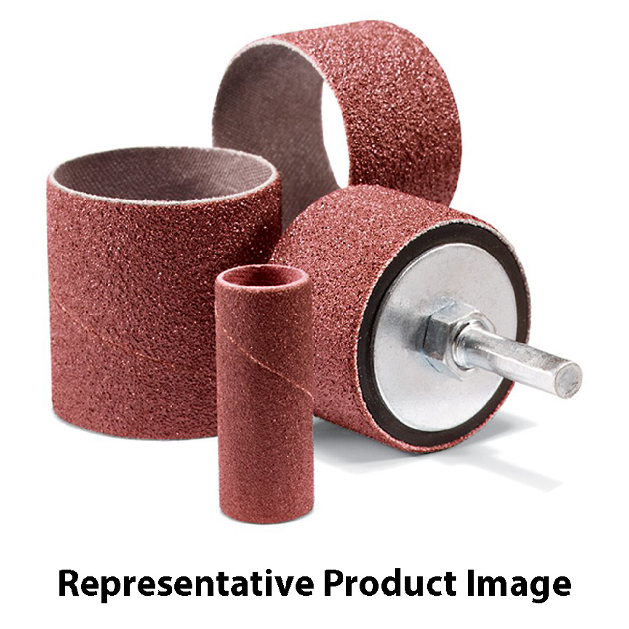 United Abrasives SAIT 42012 1/2×1-1/2 Aluminum Oxide Spiral Bands 80 Grit 100 pk