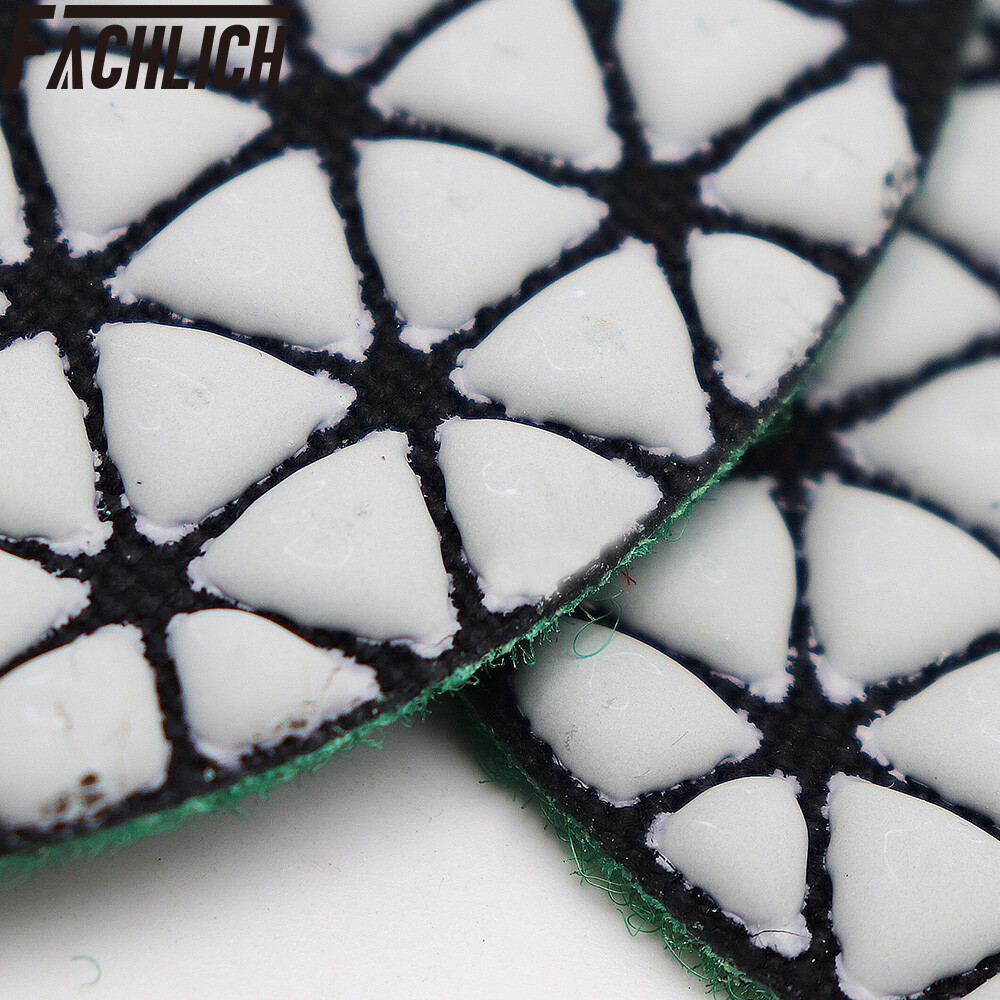 7pcs 4″ / 100mm Diamond Concrete Floor Dry Polishing Pads Sanding Grinding Discs