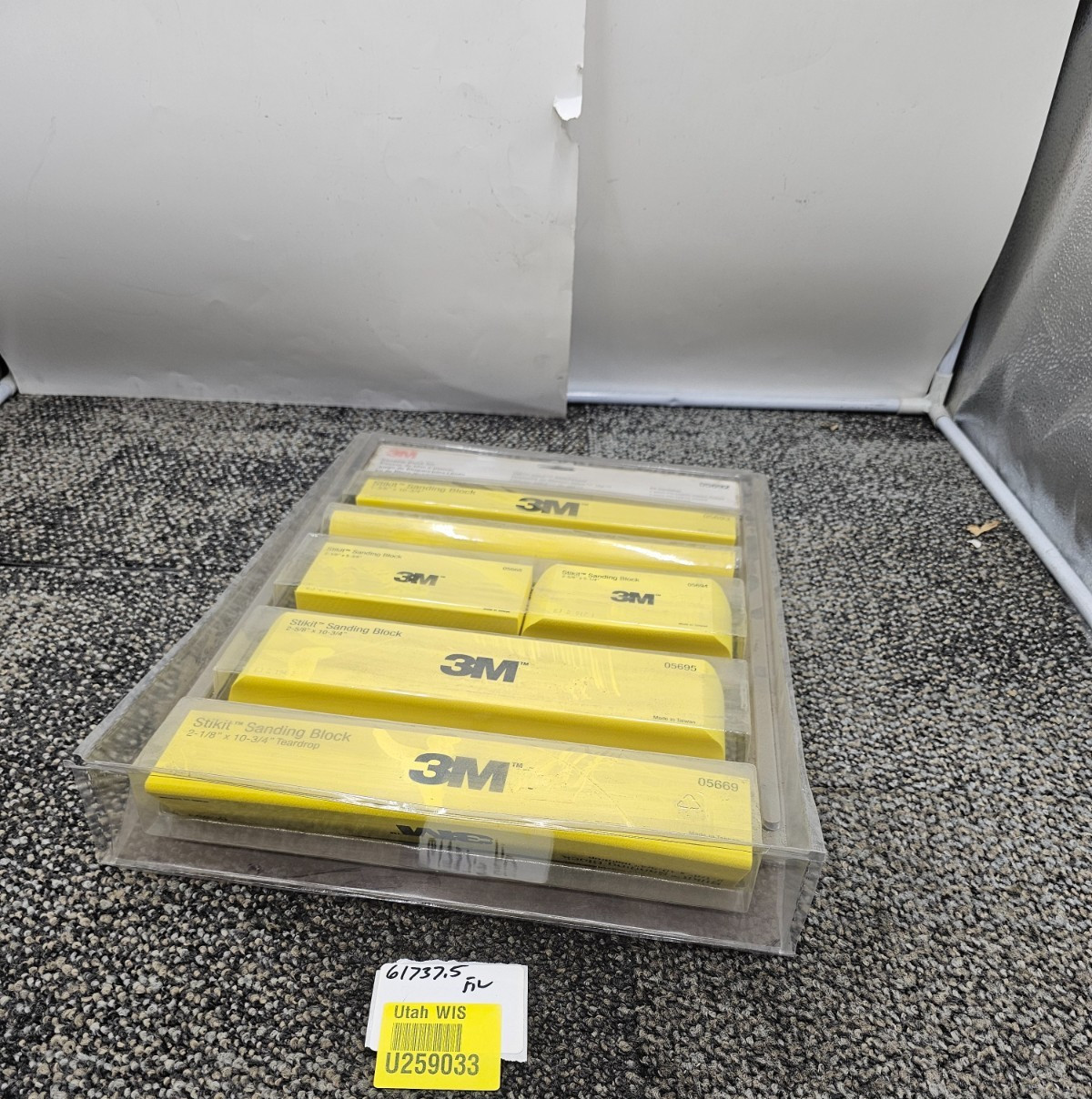 3M 05692 Stikit™ Attachment – Sanding Block Assembly – 6-Block Yellow