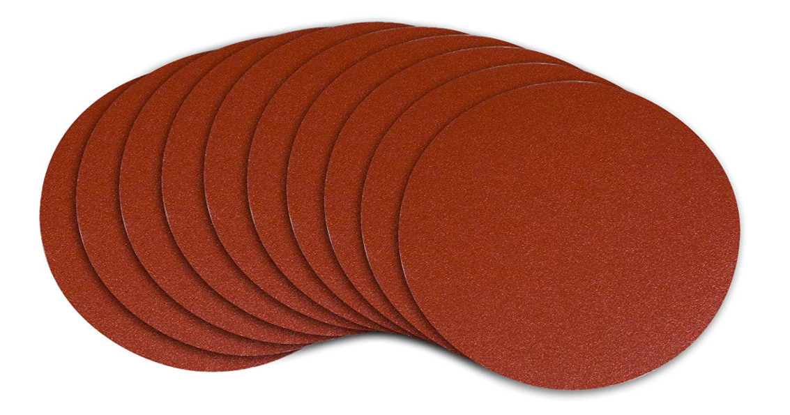 Sanding Discs 9 Inch 80 Grit Adhesive Disc Aluminum Oxide Heat Resistant 10 Pack