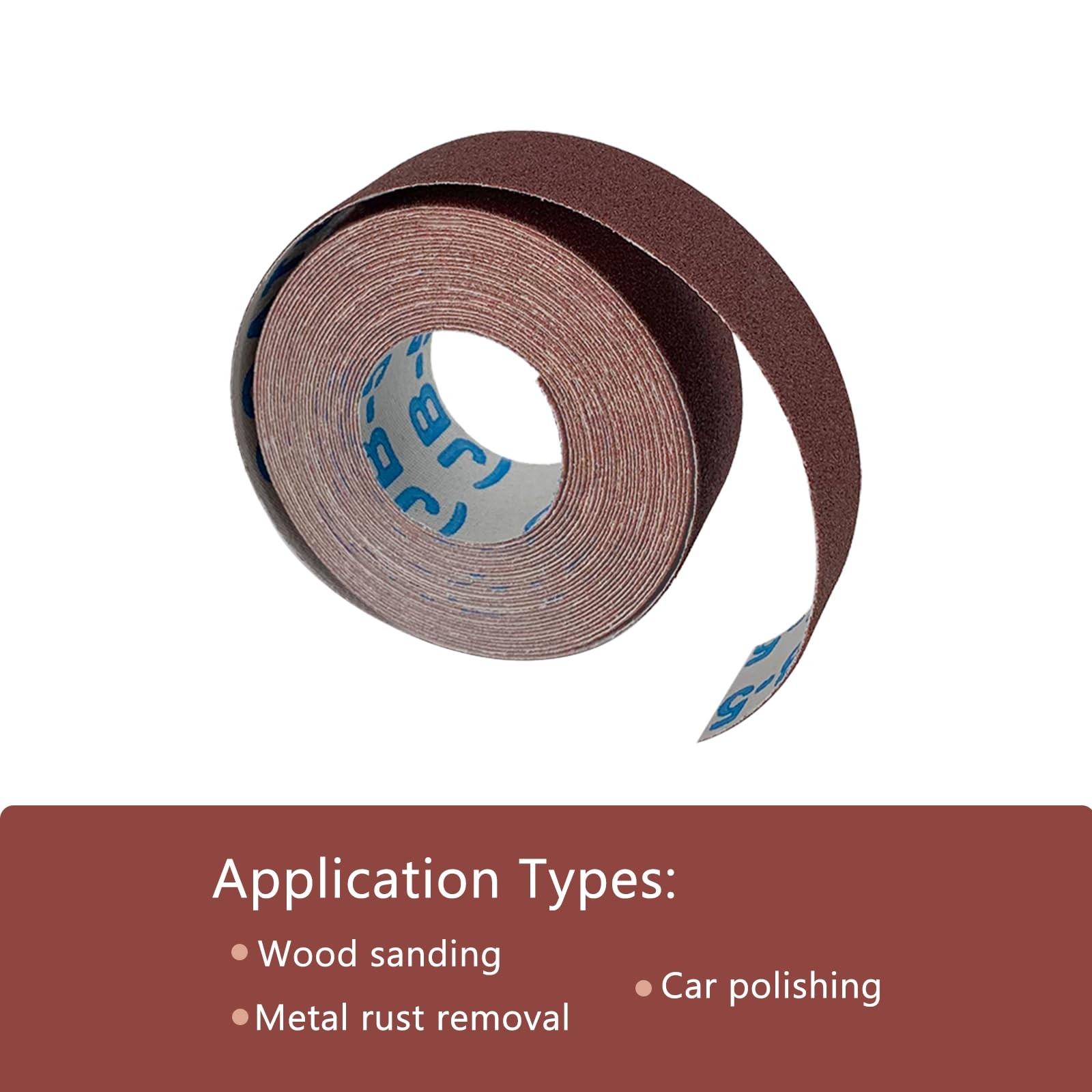 150 Grit Emery Cloth Sandpaper Roll 1 x 19 Ft for Wood Metal Automotive Use NEW