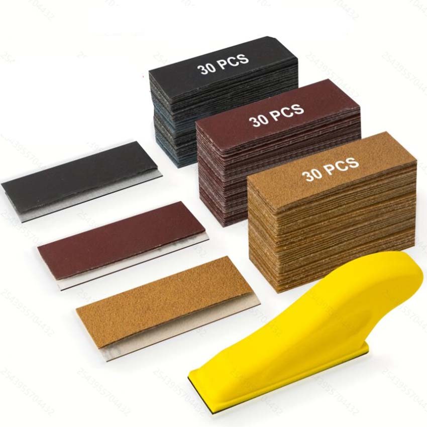 30x93mm Sandpaper 71-Piece Sanding Pad Sanding and Polishing Combination