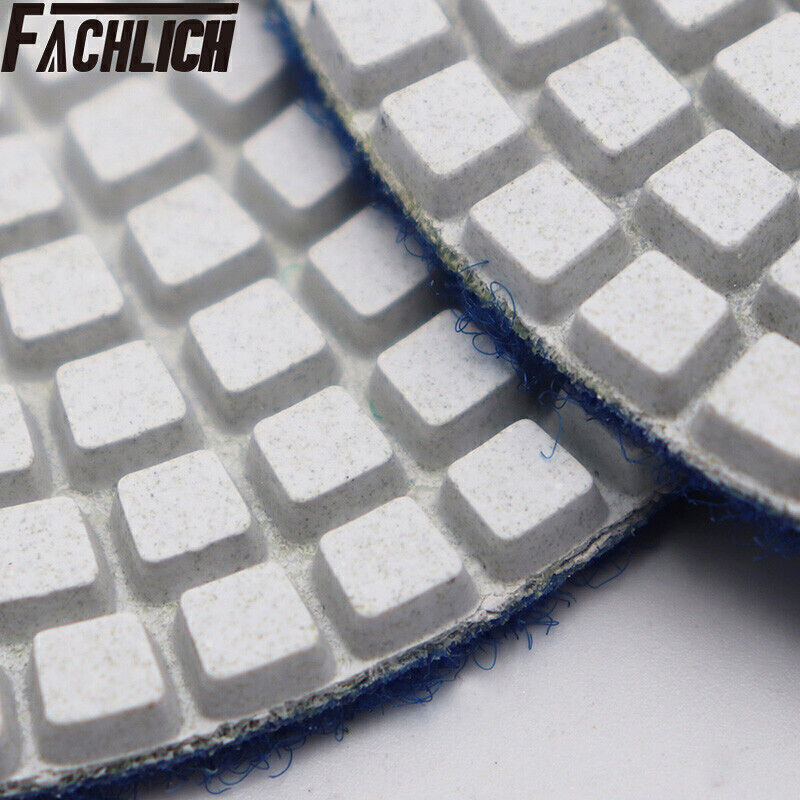 6pcs 4″ / 100mm Diamond Concrete Floor Wet Polishing Pads Sanding Grinding Discs